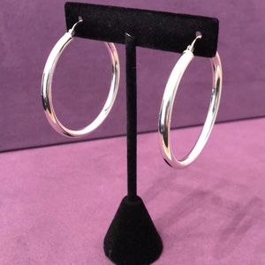 Sterling Silver Hoop Earrings